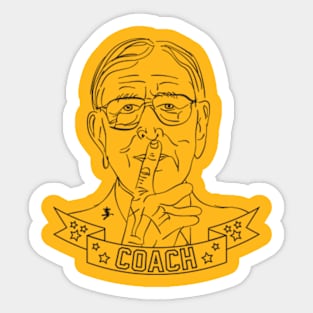 UCLA Coach John Wooden Sticker